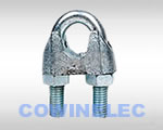 Galv&nbsp;Malleable&nbsp;Wire&nbsp;Rope&nbsp;Clips&nbsp;DIN&nbsp;741&nbsp;Clips